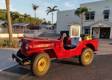 "Cinderelly" '59 Willys Jeep. Official vehicle of Tumbleweed Guitar.