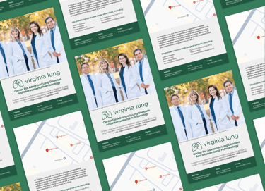 virginia lung postcard mailers