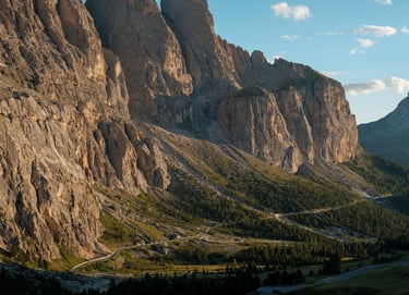 Fin de journée au col Gardena