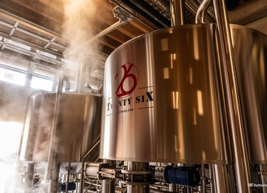 Visite de la brasserie twenty-six