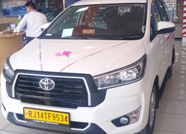 a white toyota fortune fortune 4x4