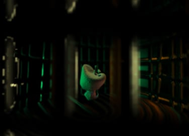 home groso in jail - hanging upside down