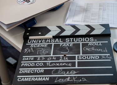 BSAI tournage clap