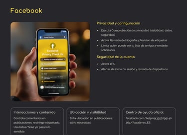 Guía de Configuración de Privacidad en Plataformas Digitales