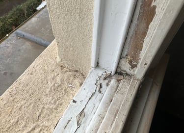 New sash window sill replacement repair rotten