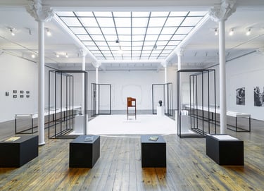 a room with a chair and a chair in it