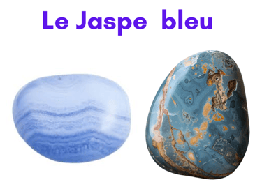 Les pierres naturelles Jaspe bleu Les Couleurs de Lo