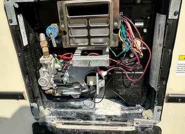 a Dometic RV Water Heater