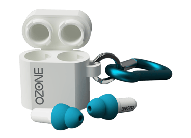 Lite Earplugs with Case - Blue