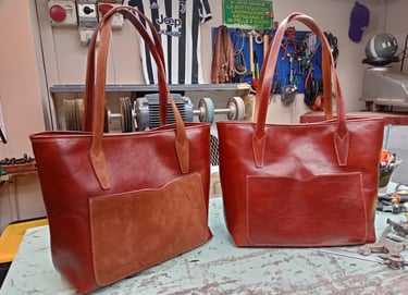 Borsa in pelle artigianale La Botteguccia