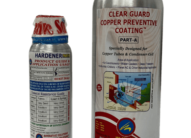 A two component paint, base and hardener to be mixed in 3:1 ratio