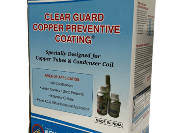 A high-performance paint that protects copper coils from corrosion & AC gas leak problems