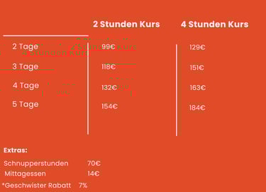 einheimische kinder snowboard kurs Preise Leutasch
