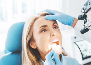 otorino Dr Porro ispeziona lingua ghiandole salivari