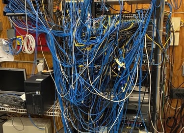 an impression of the old server room