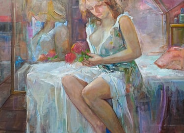 Obras sobre figura humana del artista Argi Girón / Works on human figure by artist Argi Girón