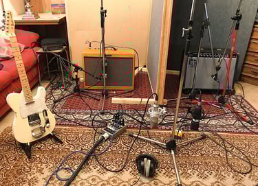 Enregistrement de guitares, Fil's HOUSE Studio