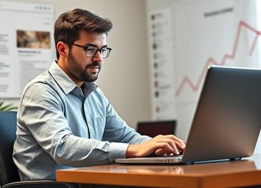 AI assisting a marketer in generating content and driving sales.
