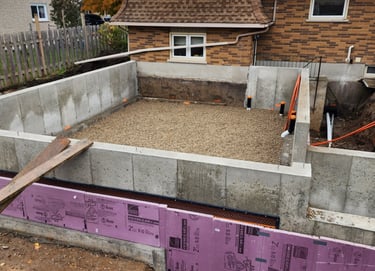1Full size new builds or smaller additions, they all need stone for under floor slab.