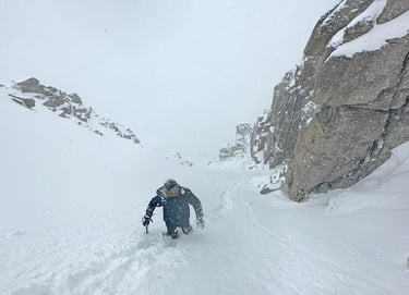 Climbing the Final 400 of Mount Whitney Mountaineer’s Route, California
