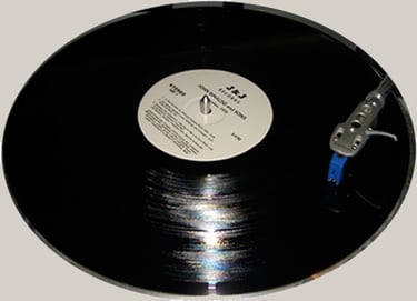 John Rinaldo & Sons LP on turntable.