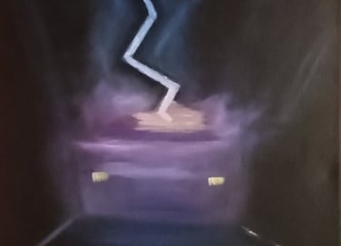 Shock Strike (painting) Kylee Nicole Smith