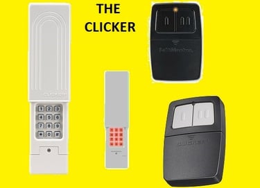 Clicker remote & keypad