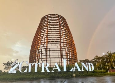 a rainbow - lite rainbow over a rainbow - lit sky