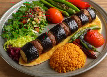 Halfeti'de Patlıcanlı Kebap