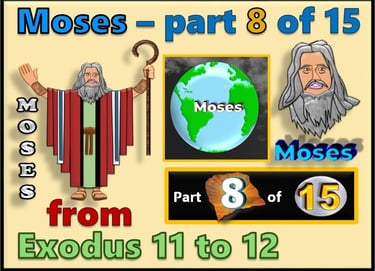 Moses part 8 of 15 - from Exodus 11 to 12  - re-told by Debbie Dunn