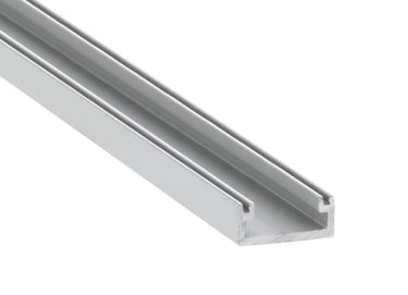 Perfil LED Izar: diseño de superficie para integración discreta en muebles.