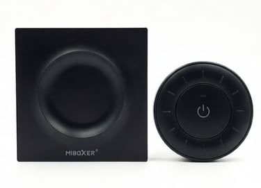 Control remoto de rueda K3: regulación precisa de brillo y temperatura de color CCT en un diseño com