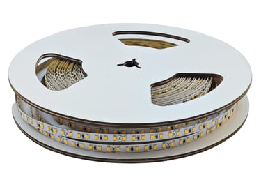 Tira LED 24V 15W IP20: alta luminosidad para bajo mueble de cocina.