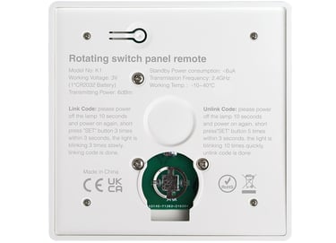 Sistema inalámbrico 2.4GHz: control RF con alcance de 30m, compatible con receptores monocolor.