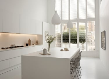 Shutter Installation Kitchen - Window Shutters in Sheen
