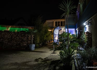 La Bulle Sauna Accès extérieur