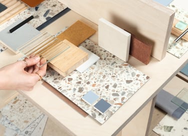 Lengvas apdailos medžiagų pasirinkimas