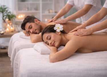 Comfortable night massage service near Noida border for relaxation and stress relief