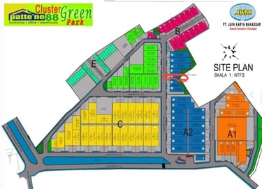 Jual Sewa Gudang Makassar siteplan-gudang-88
