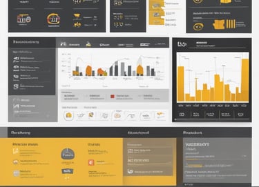 A focused professional analyzing complex data visualizations on multiple screens in a modern office.
