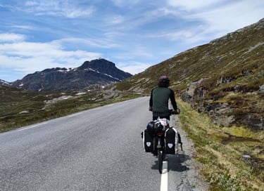 Rami als fietsenmaker onderweg op vakantie