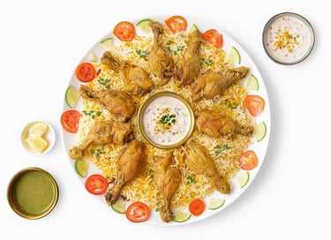 Chicken Biryani Platter for Family or group in Batangas. Philippines