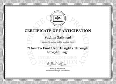 IDF, Industry Standard UX Certificate, Interaction Design Foundation, NNg, Neilson Norman Group,