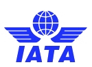 International Air Transportation Association logo – certified travel agent