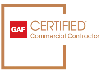 GAF Certified Commercial Contractor Logo Square Transparent Background