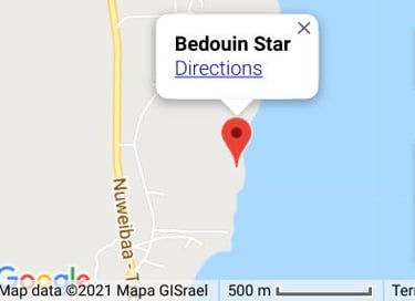 a map of bedouin star directions
