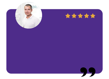 Avis client d'un homme age moyen