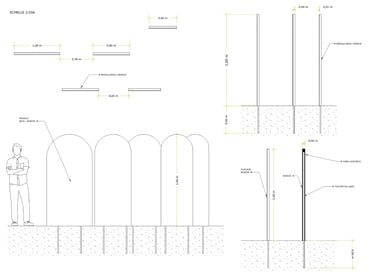 croquis pour des recherches d'un projet de design, Cistude Nature, effectué par Versus architecte
