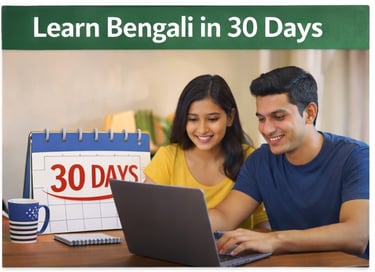 Learn Bengali in 30 days at Talkingbees