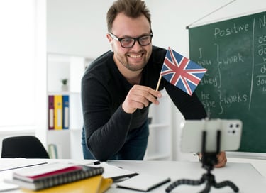 Image by <a href="https://www.freepik.com/free-photo/male-teacher-doing-english-lesson-online-his-st